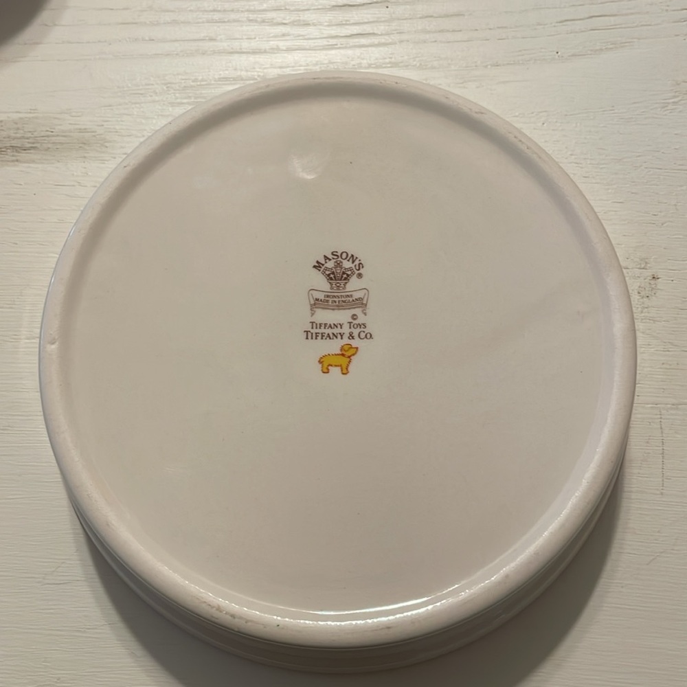 New Tiffany & Co. Children's Drummer Boy Ironstone Dining Set Made in England - Picture 4 of 10